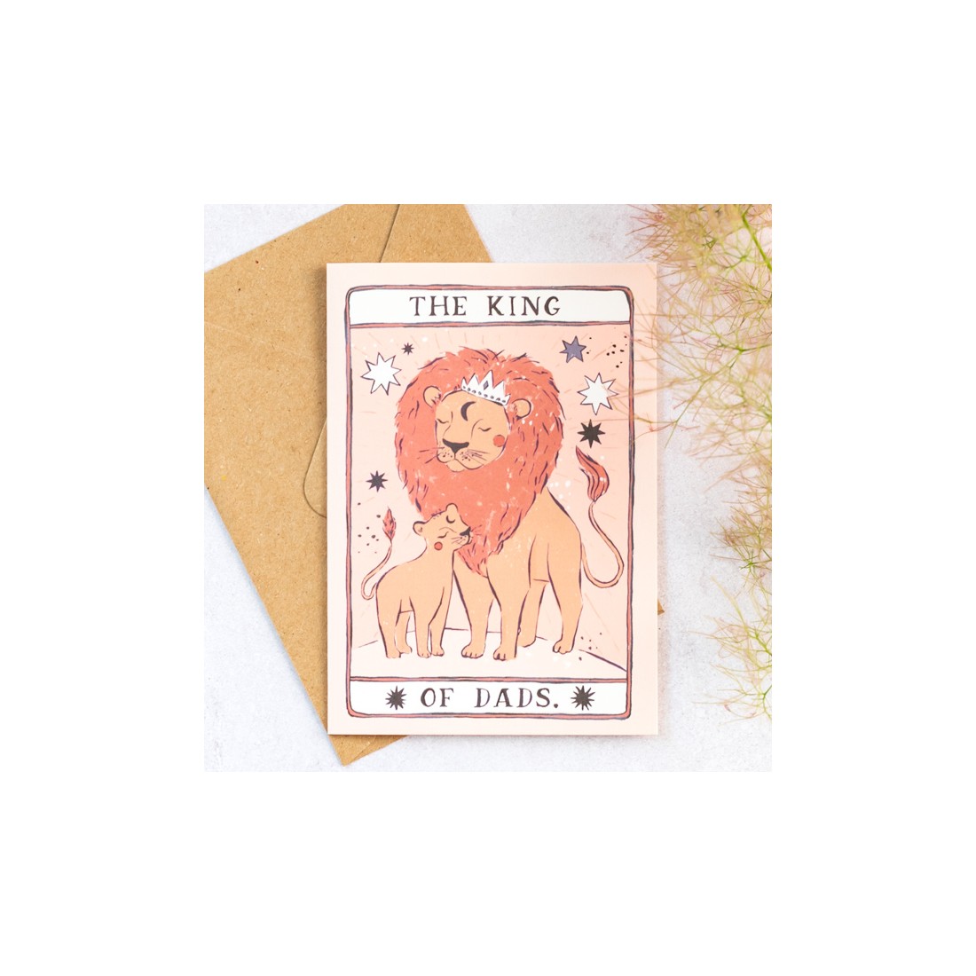 Carte Tarot - The king of dad