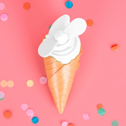 Ventilateur portable - Cornet de glace