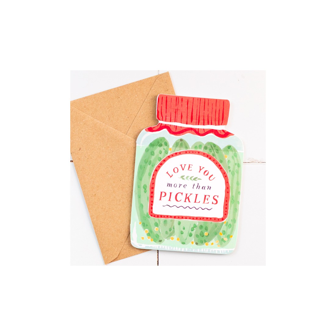 Carte - Love you more than pickles