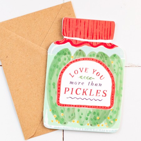 Carte - Love you more than pickles