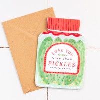 Carte - Love you more than pickles