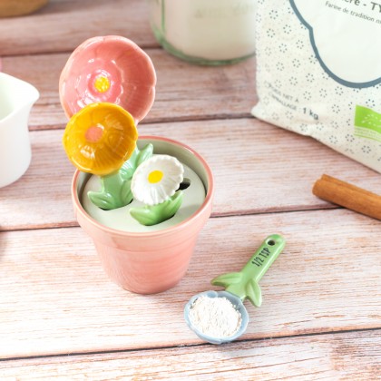 Set de cuillères à mesurer - Pot de fleurs