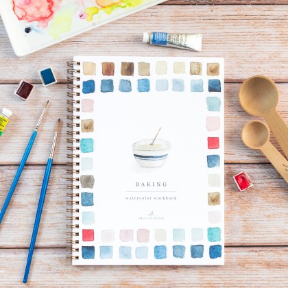 Watercolor workbook - Baking