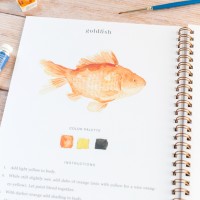 Carnet de peinture à l'aquarelle - Animals - Emily Lex