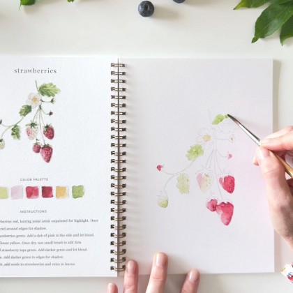 Watercolor workbook - Fruits