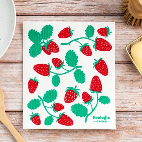 Dishcloth - Strawberries