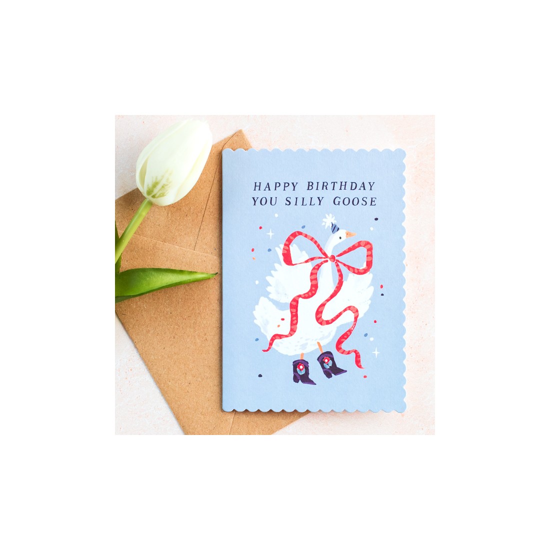 Carte d'anniversaire - Silly goose