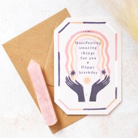 Carte d'anniversaire - Manifesting amazing things - Sister paper co