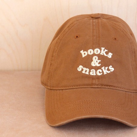 Casquette dad cap - Books & snacks