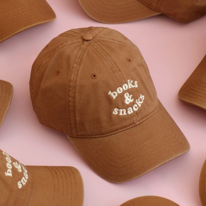 Casquette dad cap - Books & snacks - Style vintage
