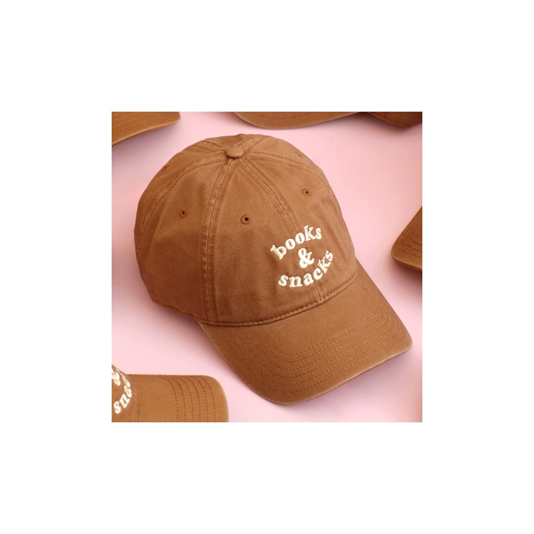 Casquette dad cap - Books & snacks