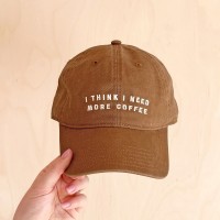 Casquette dad cap - I think I need more coffee - Alphabet bags