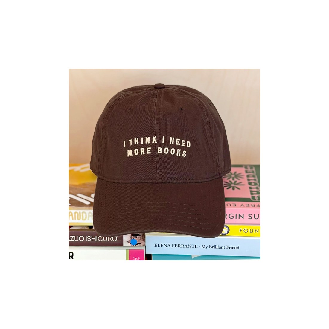 Casquette dad cap - I think I need more books