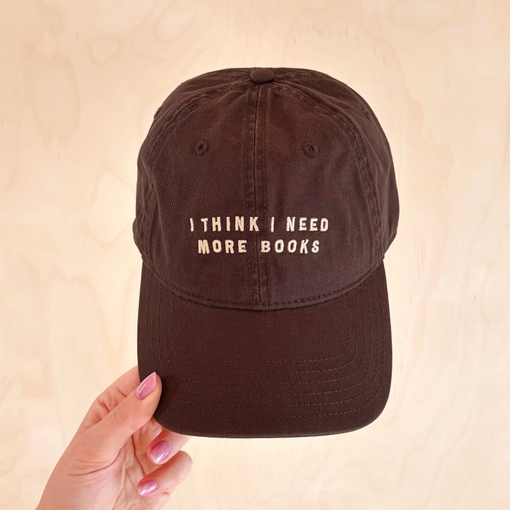 Casquette dad cap - I think I need more books - Alphabet bags