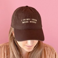Casquette dad cap - I think I need more books - Alphabet bags