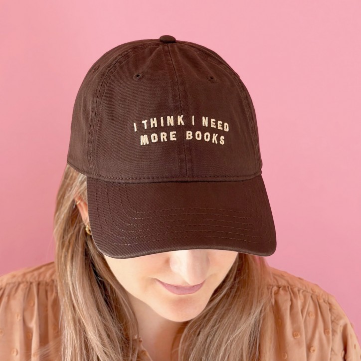 Casquette dad cap - I think I need more books - Alphabet bags