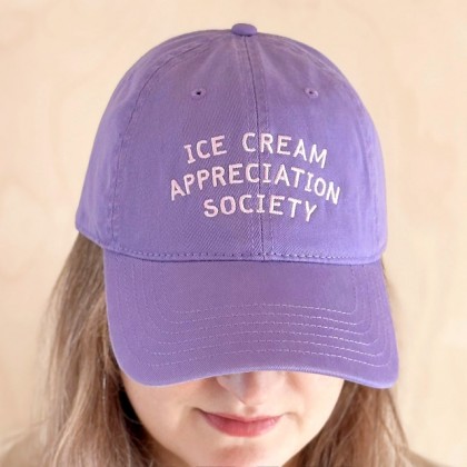 Dad cap - Ice cream appreciation society (lilac)