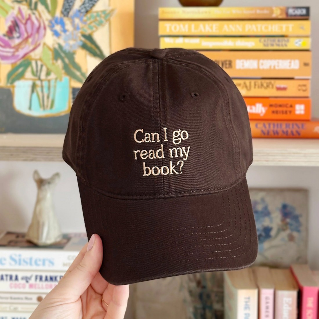 Casquette dad cap - Can I go read my book? - Alphabet bags