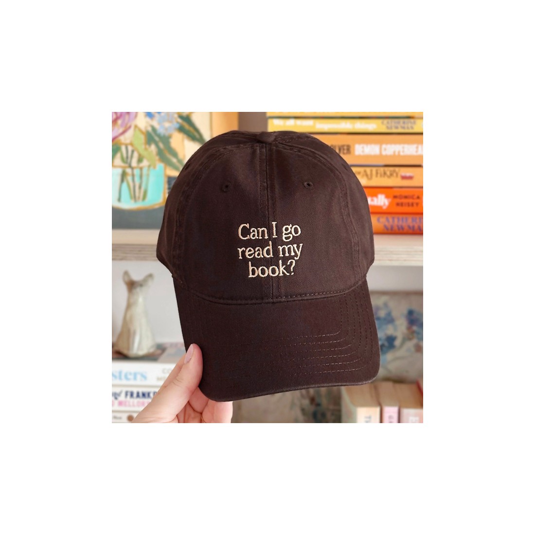 Casquette dad cap - Can I go read my book?