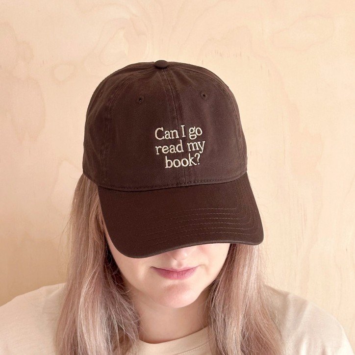 Casquette dad cap - Can I go read my book? - Alphabet bags