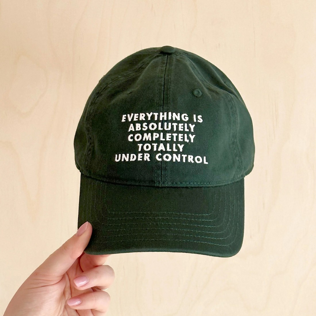 Casquette dad cap - Under control - Alphabet bags