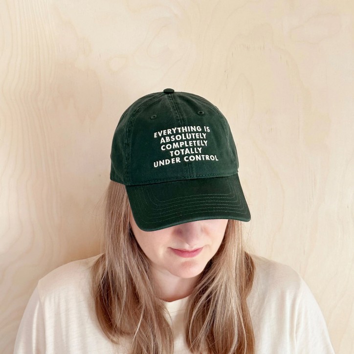 Casquette dad cap - Under control - Alphabet bags - Vintage