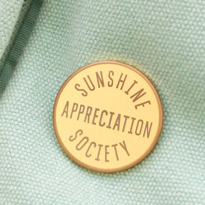 Enamel pin - Sunshine appreciation society