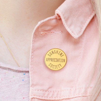 Enamel pin - Sunshine appreciation society