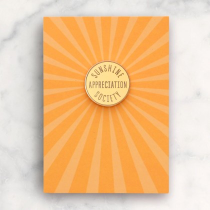 Enamel pin - Sunshine appreciation society
