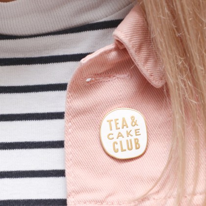 Enamel pin - Tea & cake club
