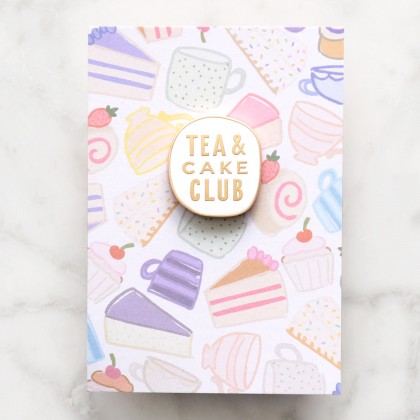 Enamel pin - Tea & cake club