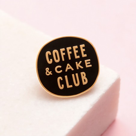 Enamel pin - Coffee & cake club