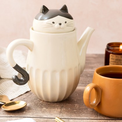 Théière avec infuseur - Chat Neko - Decole
