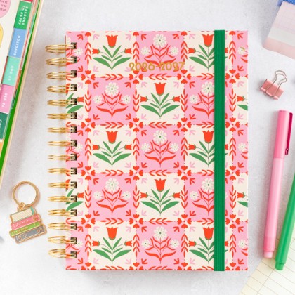 Agenda ban.do - Pink tile 2026-2027 (medium)