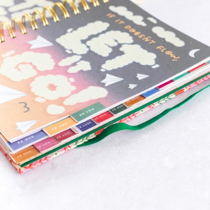 Agenda ban.do - White floral 2026-2027 (large)