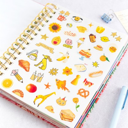 Agenda ban.do - White floral 2026-2027 (large)