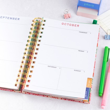 Agenda ban.do - Pink tile 2026-2027 (medium)