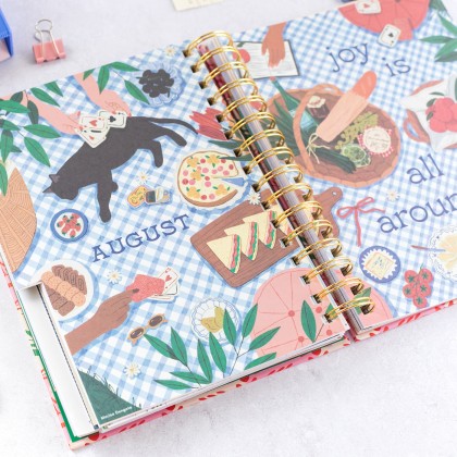 Agenda ban.do - Pink tile 2026-2027 (medium)