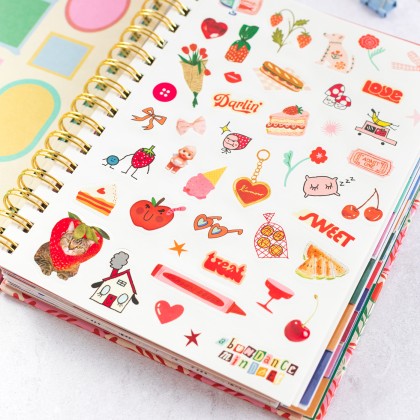 Agenda ban.do - Pink tile 2026-2027 (medium)