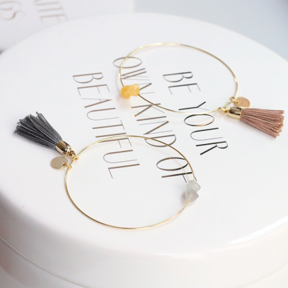 Bracelet jonc - Célestine
