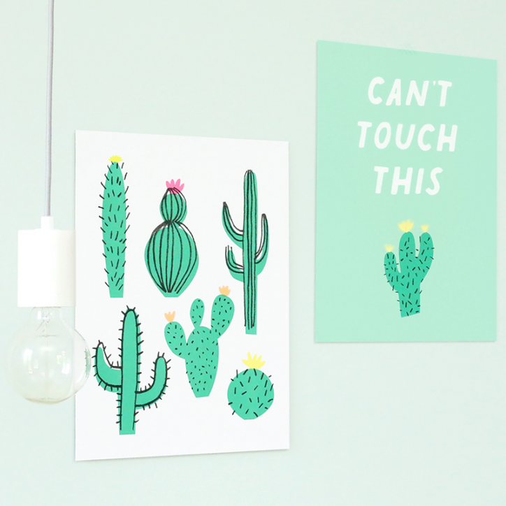 Cactus art prints
