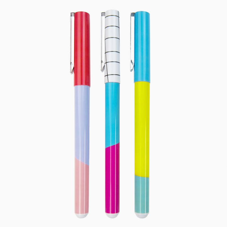 Colour blocking pens