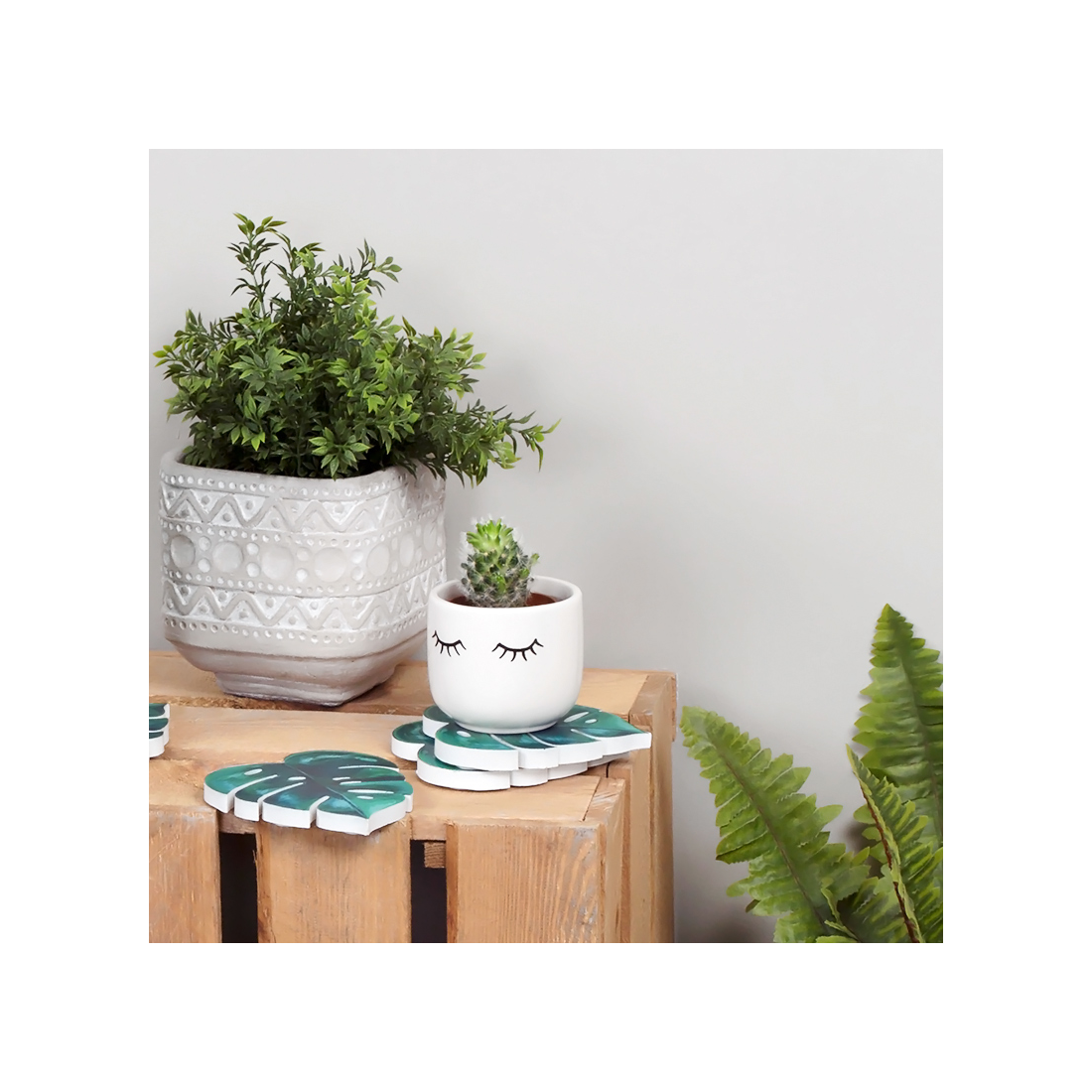 Eyes shut planter Eyes shut planter