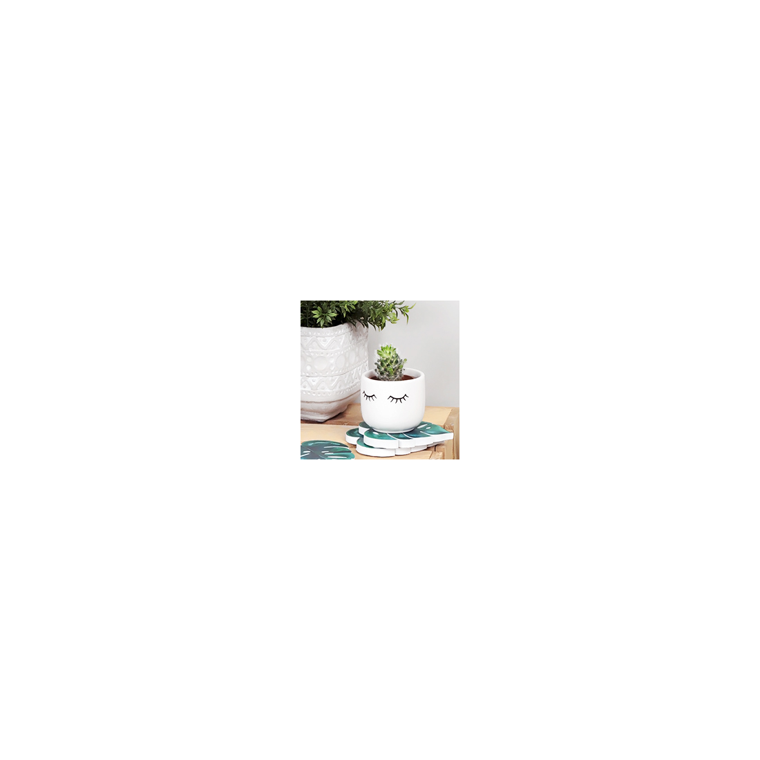 Eyes shut planter Eyes shut planter